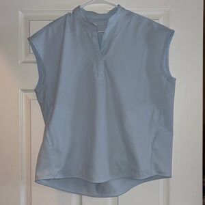 Figs Rafaela scrub top - open skies - M